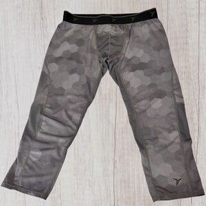 Old Navy Go-Dry Men’s Compression Leggings Gray Camo Size L Tall